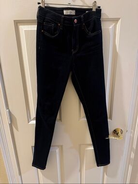 Jessica Simpson Dark Blue Curvy High Rise Skinny Jeans Size 25